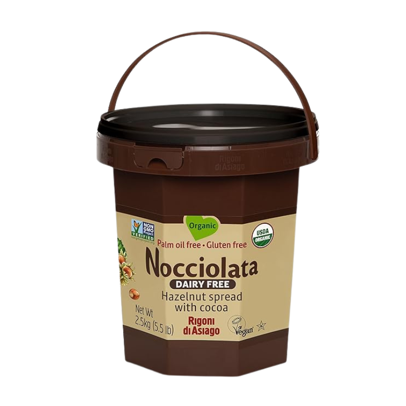 CREMA ECOLÓGICA DE CACAO Y AVELLANA DARK SIN LACTOSA 2500gr