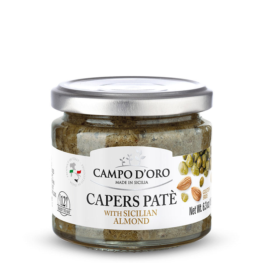 PATÉ DE ALCAPARRAS Y ALMENDRAS SICILIANA